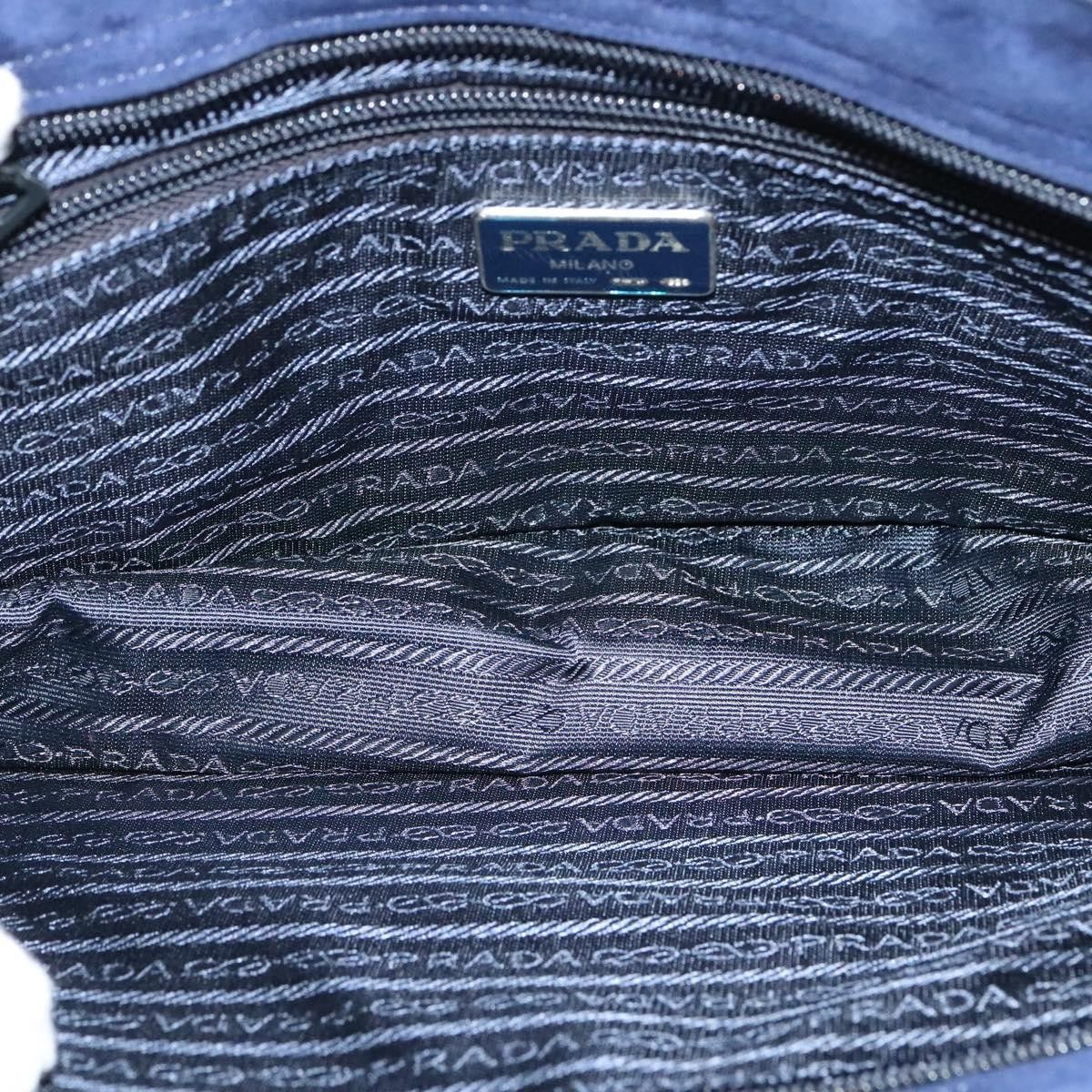 Prada Prada Vintage Chain Handbag Suede Size ONE SIZE - 5 Thumbnail