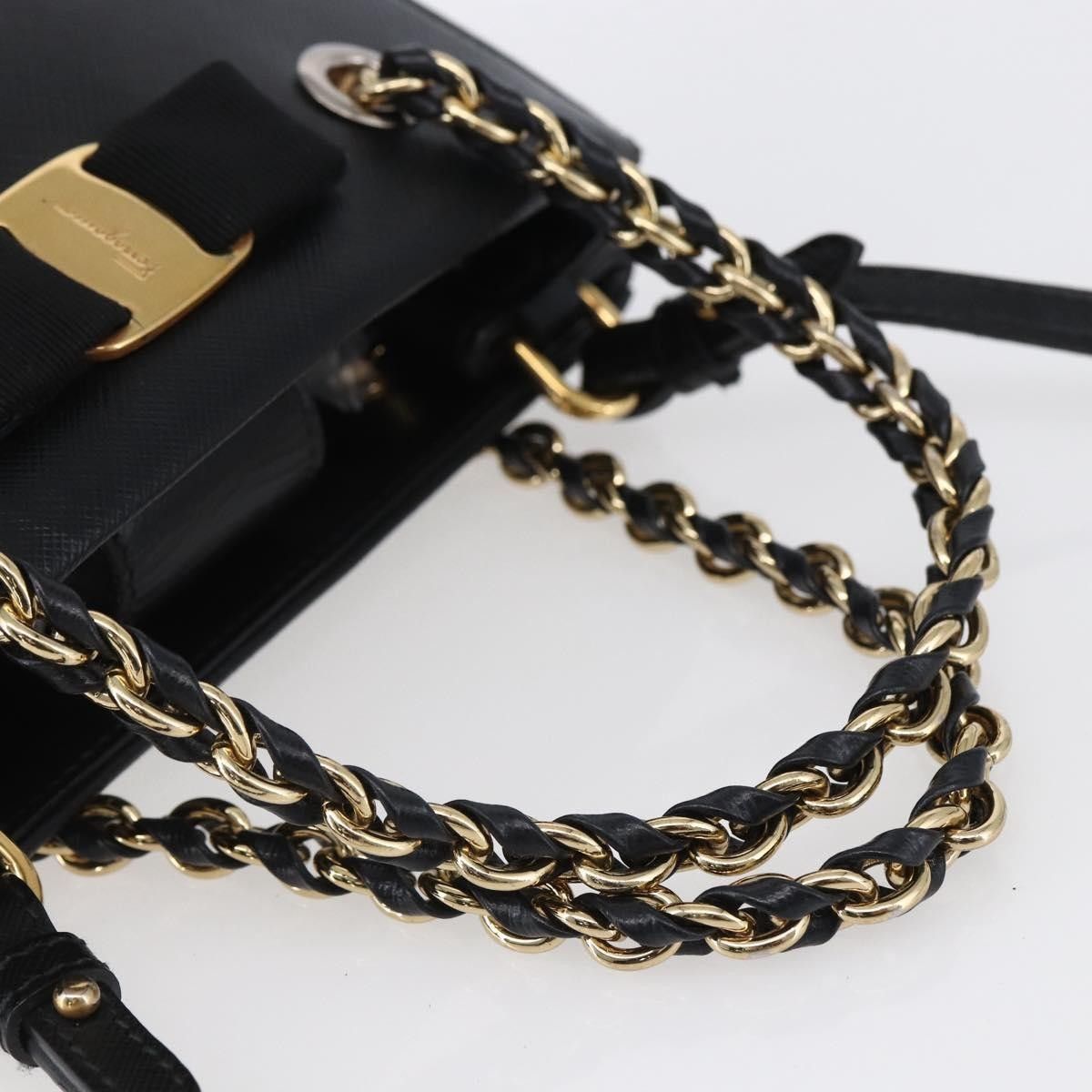 Salvatore Ferragamo Salvatore Ferragamo Vala Shoulder Bag Leather Size ONE SIZE - 7 Thumbnail