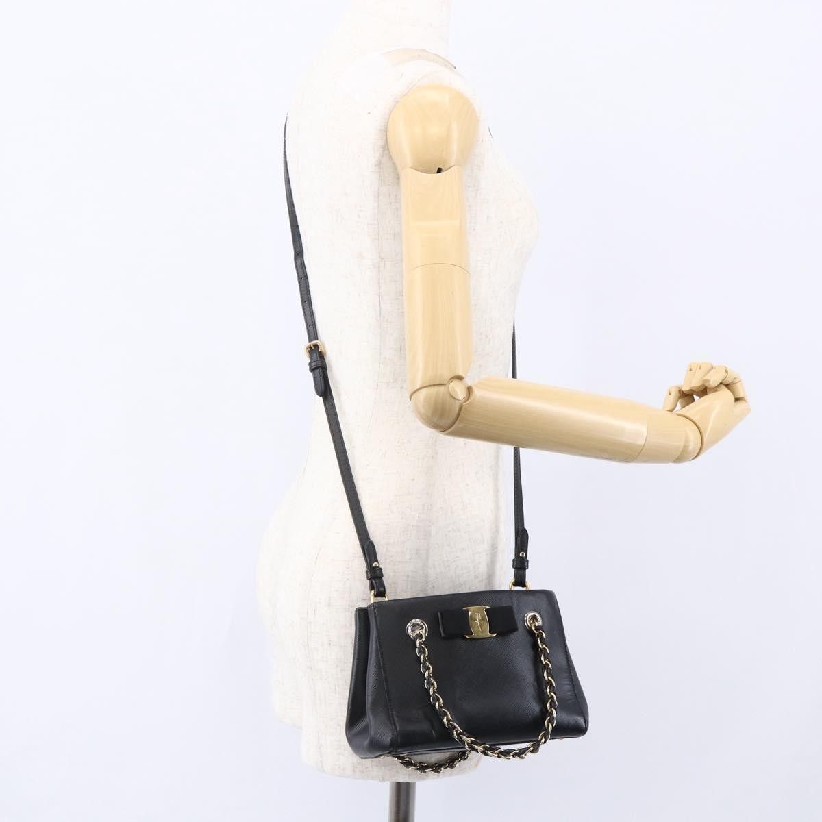 Salvatore Ferragamo Salvatore Ferragamo Vala Shoulder Bag Leather Size ONE SIZE - 13 Thumbnail