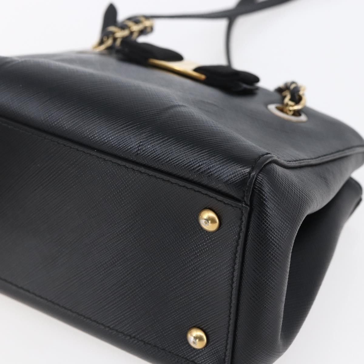 Salvatore Ferragamo Salvatore Ferragamo Vala Shoulder Bag Leather Size ONE SIZE - 8 Thumbnail