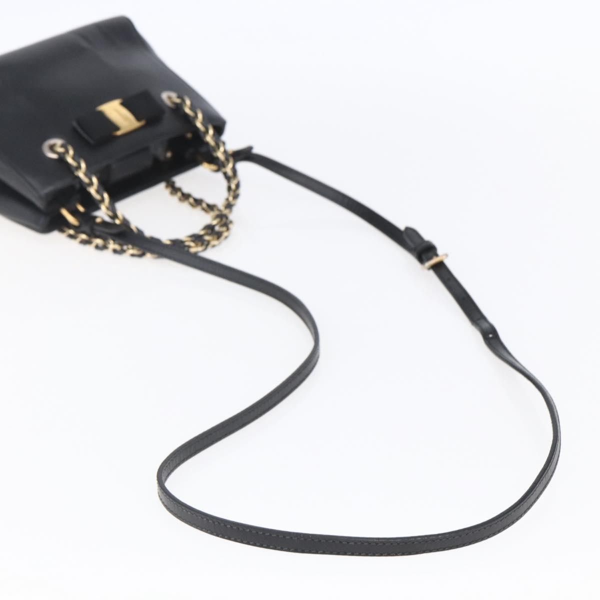 Salvatore Ferragamo Salvatore Ferragamo Vala Shoulder Bag Leather Size ONE SIZE - 17 Thumbnail