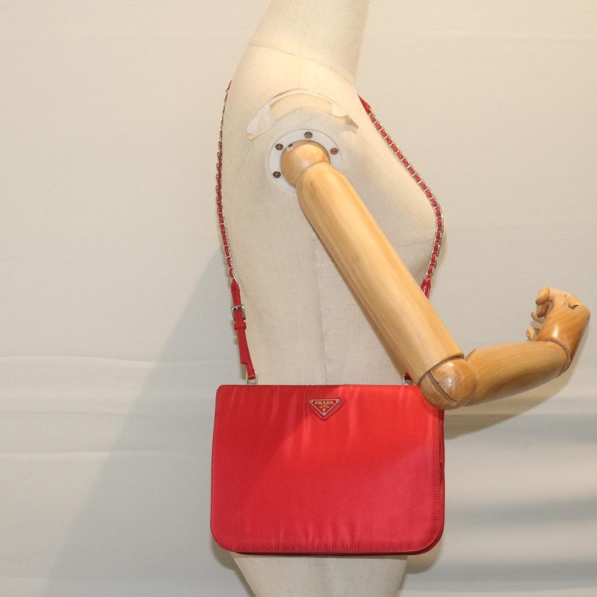 Prada Prada Chain Shoulder Bag Tessuto Size ONE SIZE - 14 Thumbnail
