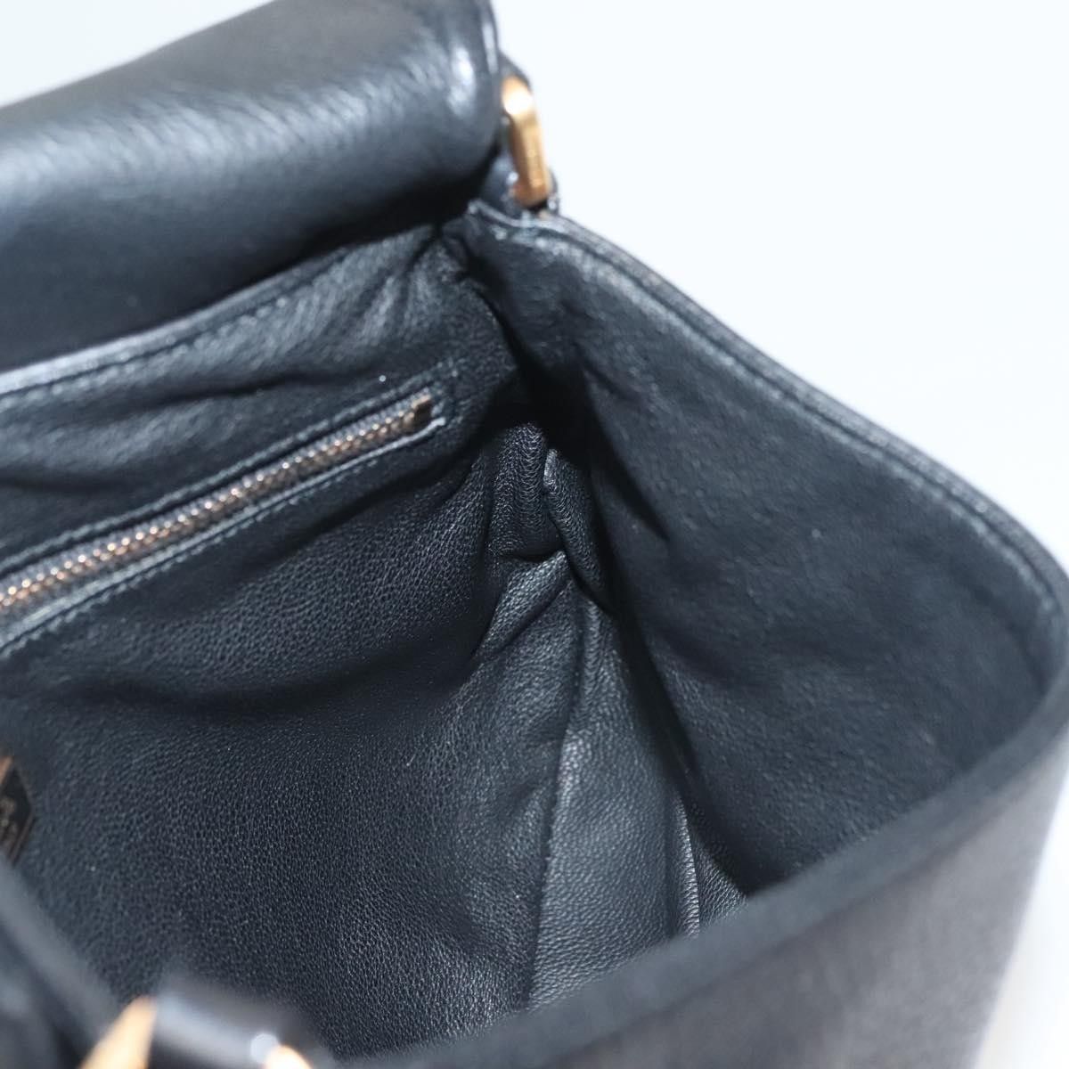 Prada Prada Vintage Chain Flap Shoulder Bag Leather Size ONE SIZE - 23 Thumbnail