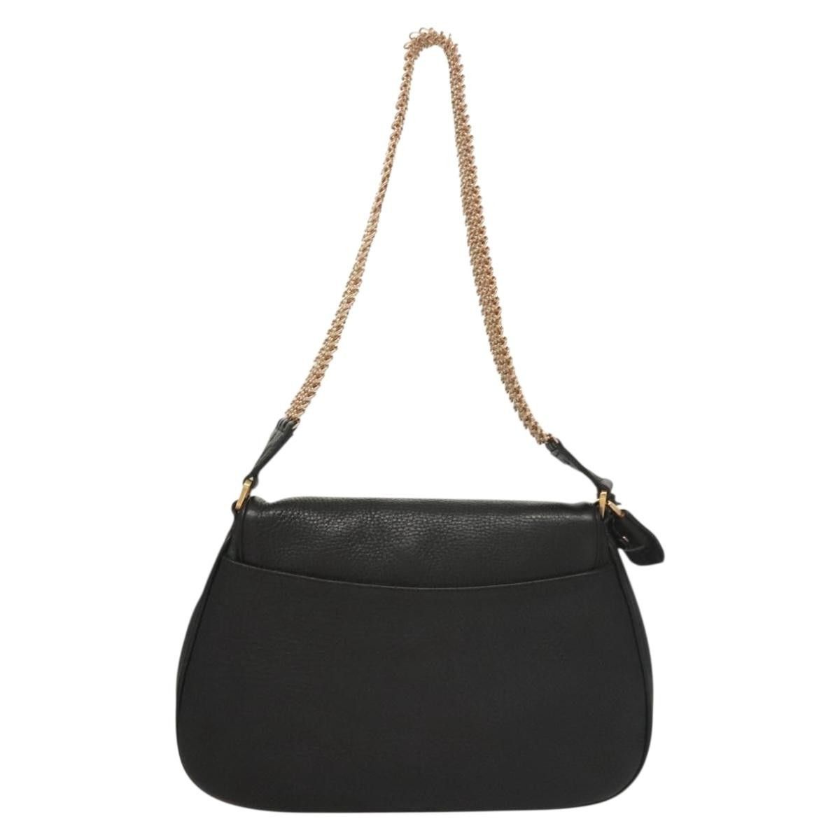 Prada Prada Vintage Chain Flap Shoulder Bag Leather Size ONE SIZE - 2 Thumbnail