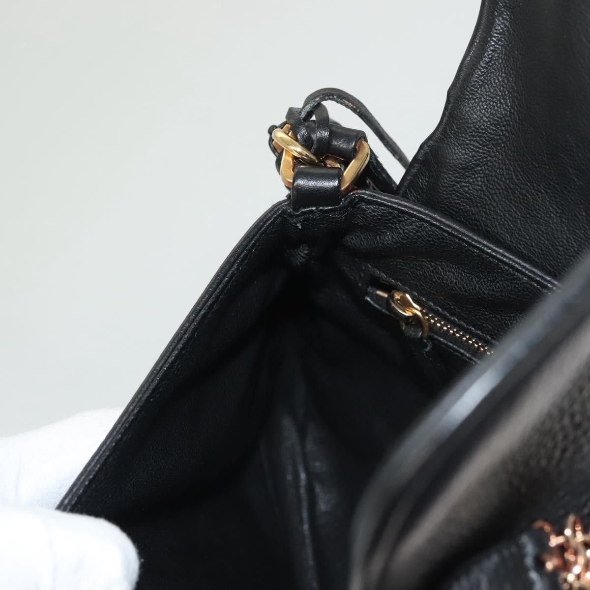 Prada Prada Vintage Chain Flap Shoulder Bag Leather Size ONE SIZE - 22 Thumbnail