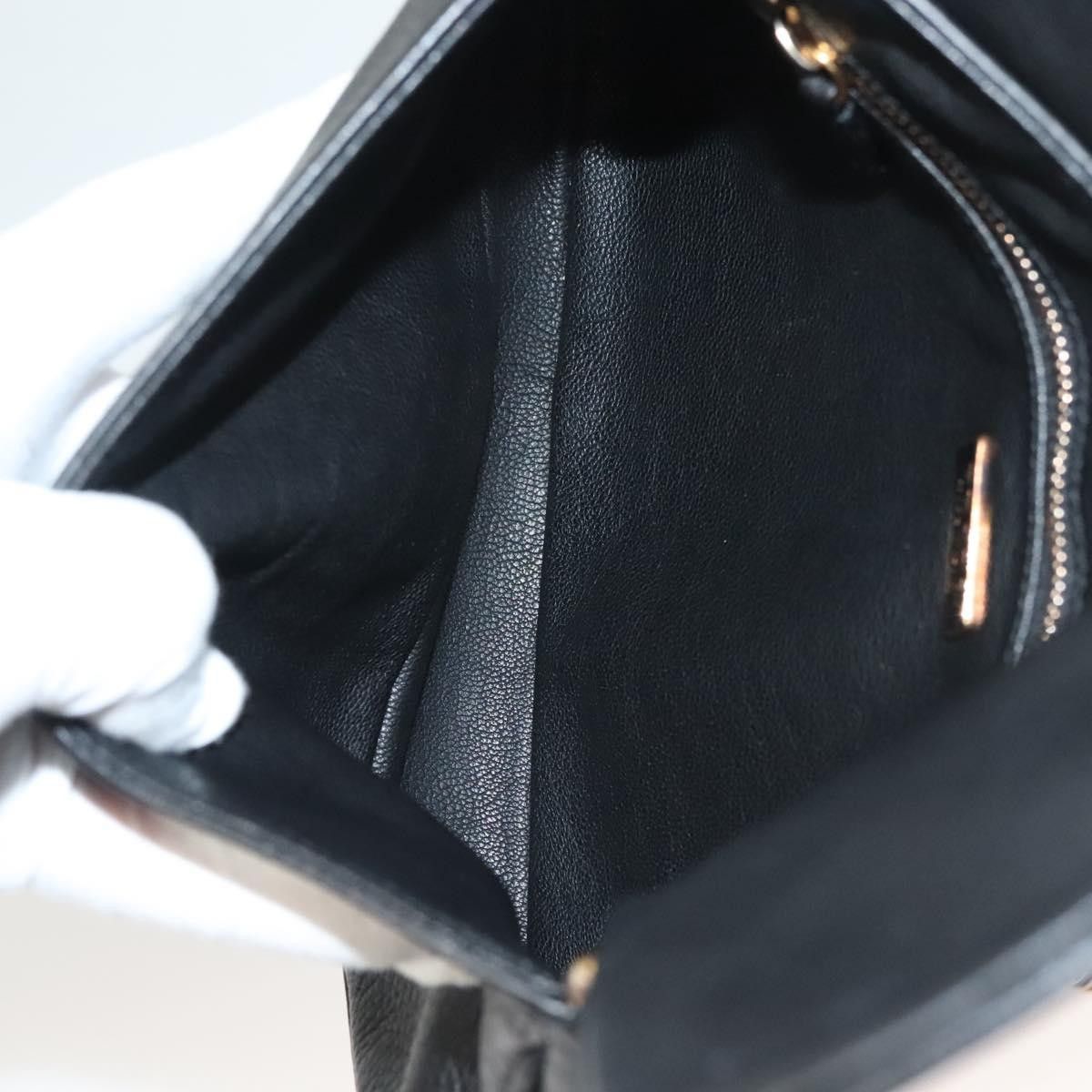 Prada Prada Vintage Chain Flap Shoulder Bag Leather Size ONE SIZE - 5 Thumbnail