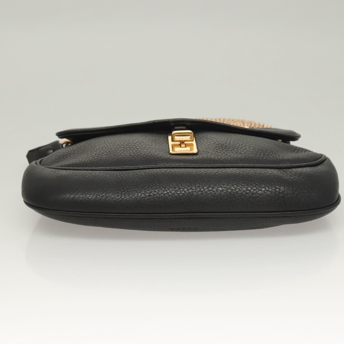 Prada Prada Vintage Chain Flap Shoulder Bag Leather Size ONE SIZE - 20 Thumbnail
