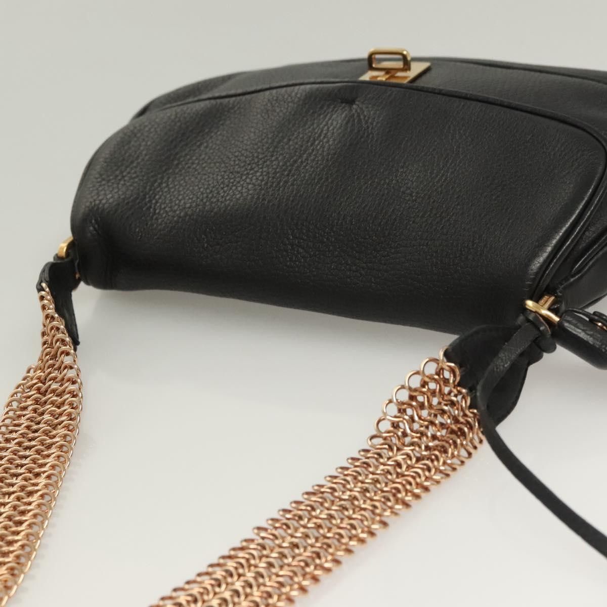 Prada Prada Vintage Chain Flap Shoulder Bag Leather Size ONE SIZE - 17 Thumbnail