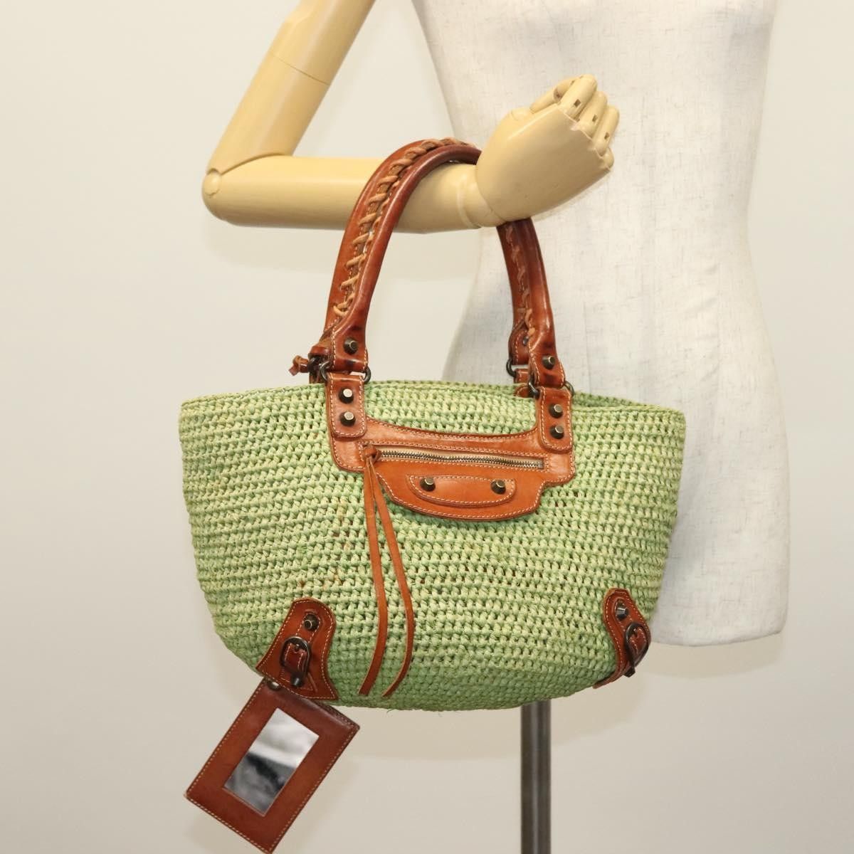 Balenciaga Balenciaga Panier Basket Tote Woven Raffia Size ONE SIZE - 15 Thumbnail