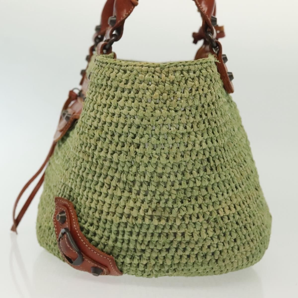 Balenciaga Balenciaga Panier Basket Tote Woven Raffia Size ONE SIZE - 3 Thumbnail