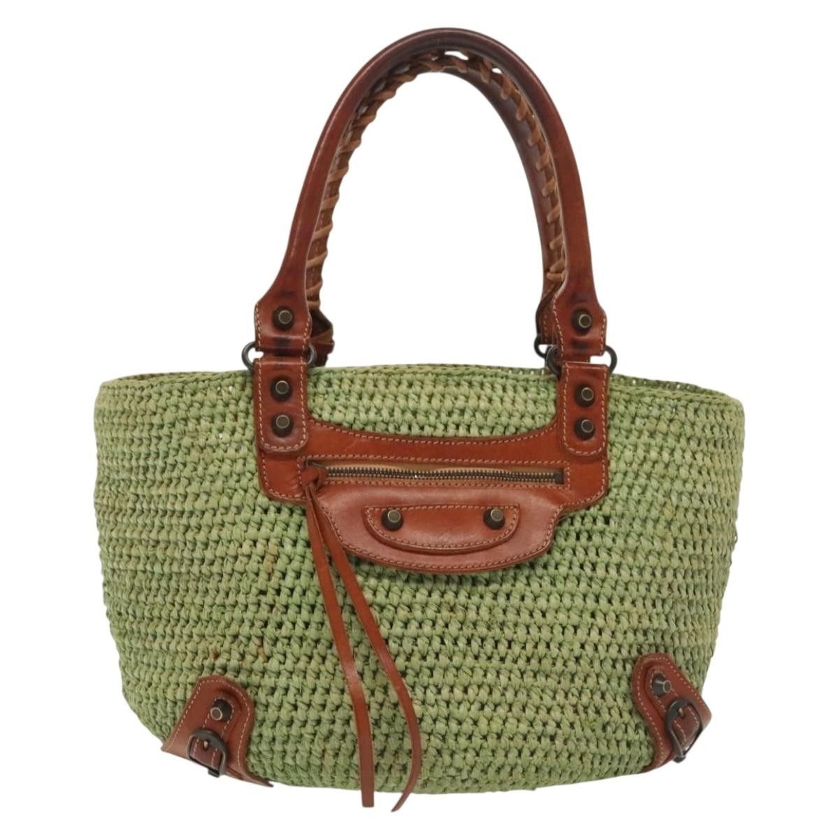 Balenciaga Balenciaga Panier Basket Tote Woven Raffia Size ONE SIZE - 23 Thumbnail