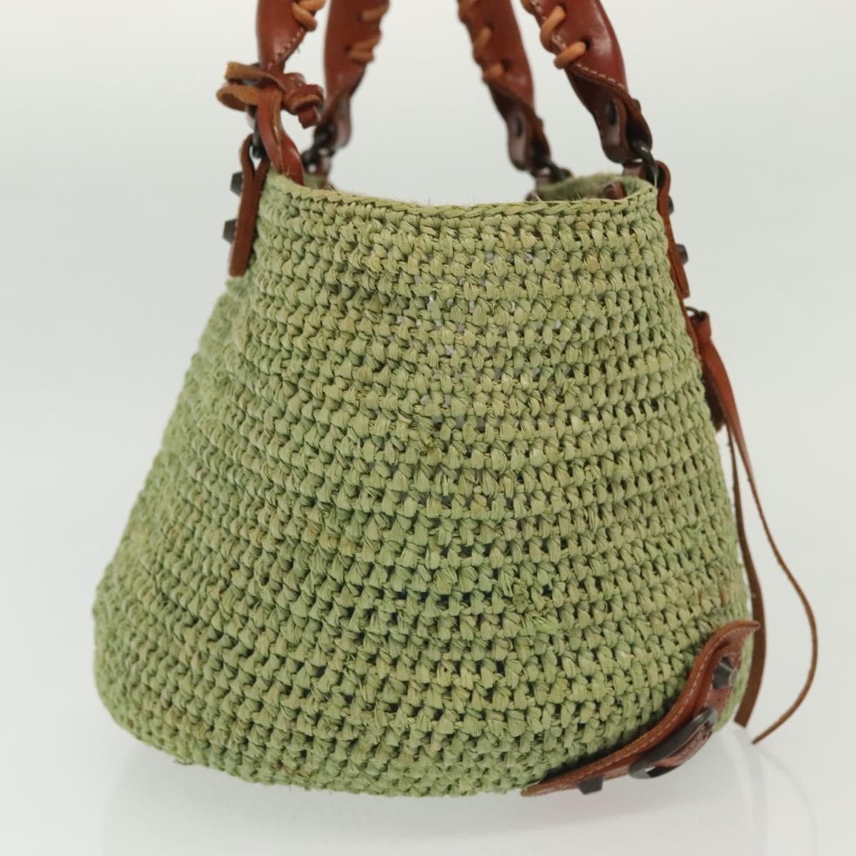 Balenciaga Balenciaga Panier Basket Tote Woven Raffia Size ONE SIZE - 4 Thumbnail