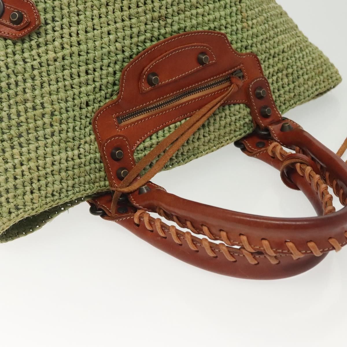 Balenciaga Balenciaga Panier Basket Tote Woven Raffia Size ONE SIZE - 8 Thumbnail