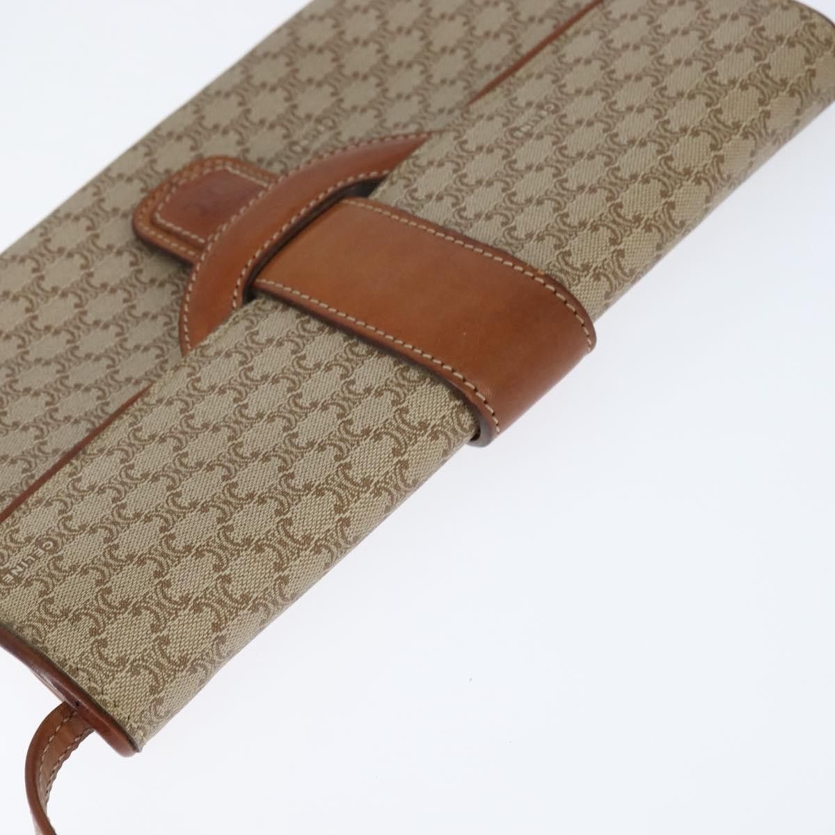 Celine Celine Vintage Macadam Shoulder Bag Canvas and Leather Size ONE SIZE - 13 Thumbnail