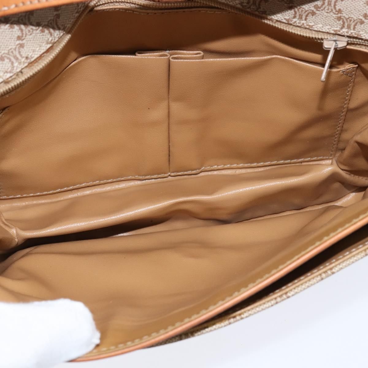 Celine Celine Vintage Macadam Shoulder Bag Canvas and Leather Size ONE SIZE - 5 Thumbnail