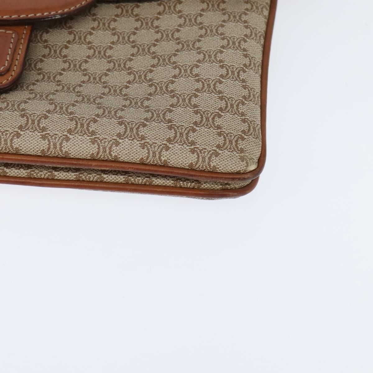 Celine Celine Vintage Macadam Shoulder Bag Canvas and Leather Size ONE SIZE - 7 Thumbnail