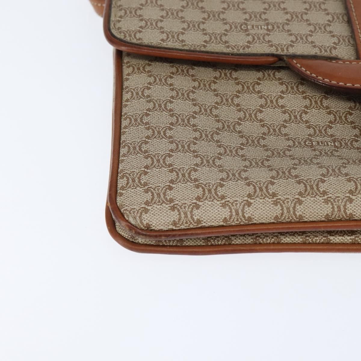 Celine Celine Vintage Macadam Shoulder Bag Canvas and Leather Size ONE SIZE - 8 Thumbnail