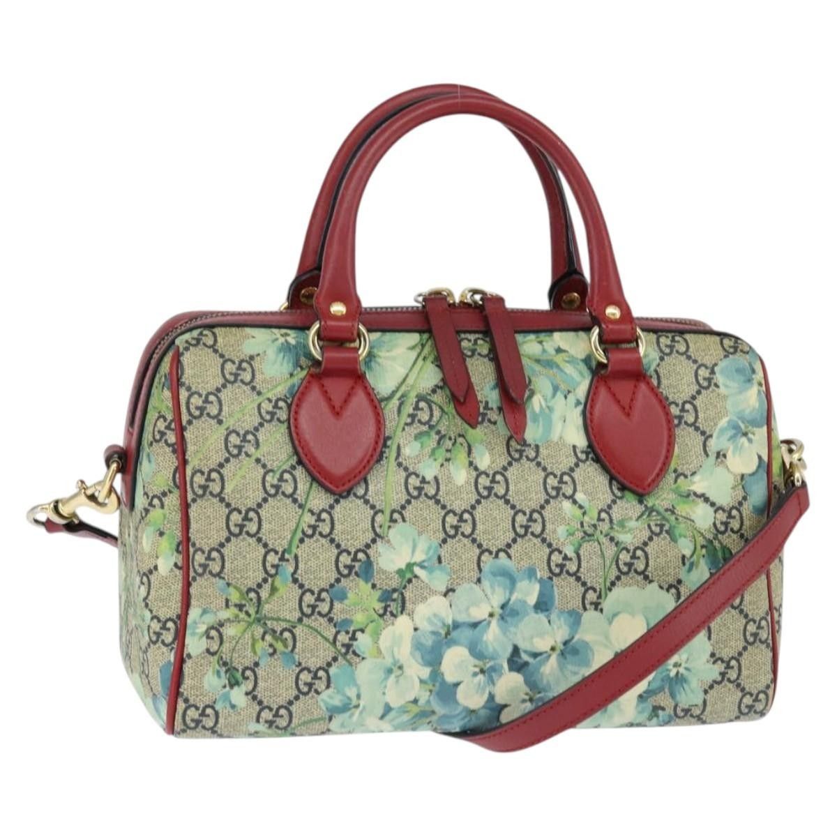 Gucci Gucci Convertible Boston Bag Blooms Print GG Coated Canvas Size ONE SIZE - 14 Thumbnail
