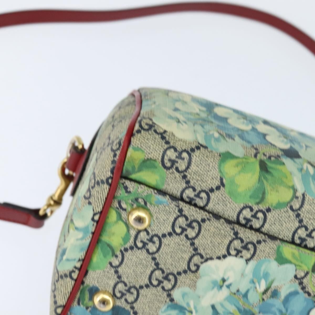 Gucci Gucci Convertible Boston Bag Blooms Print GG Coated Canvas Size ONE SIZE - 9 Thumbnail