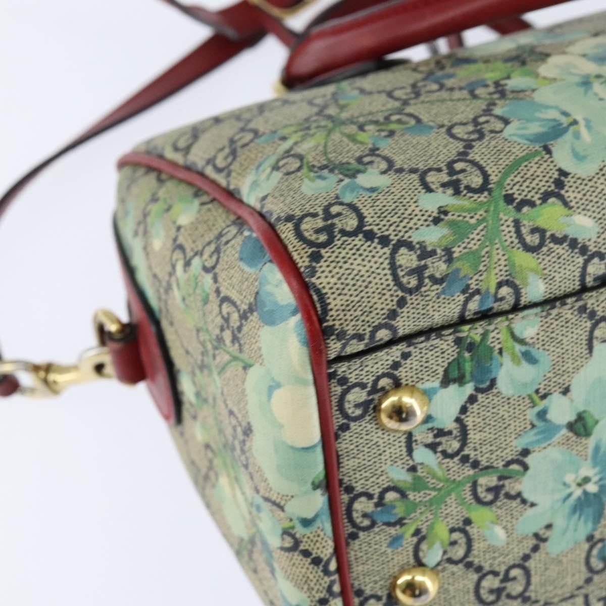 Gucci Gucci Convertible Boston Bag Blooms Print GG Coated Canvas Size ONE SIZE - 11 Thumbnail