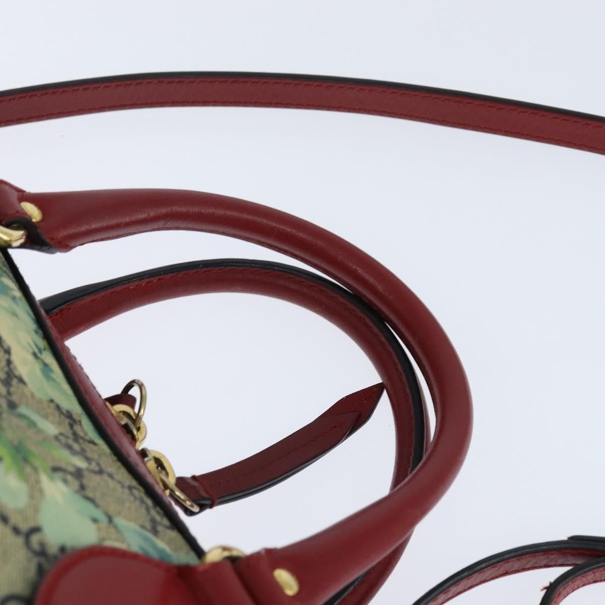 Gucci Gucci Convertible Boston Bag Blooms Print GG Coated Canvas Size ONE SIZE - 17 Thumbnail