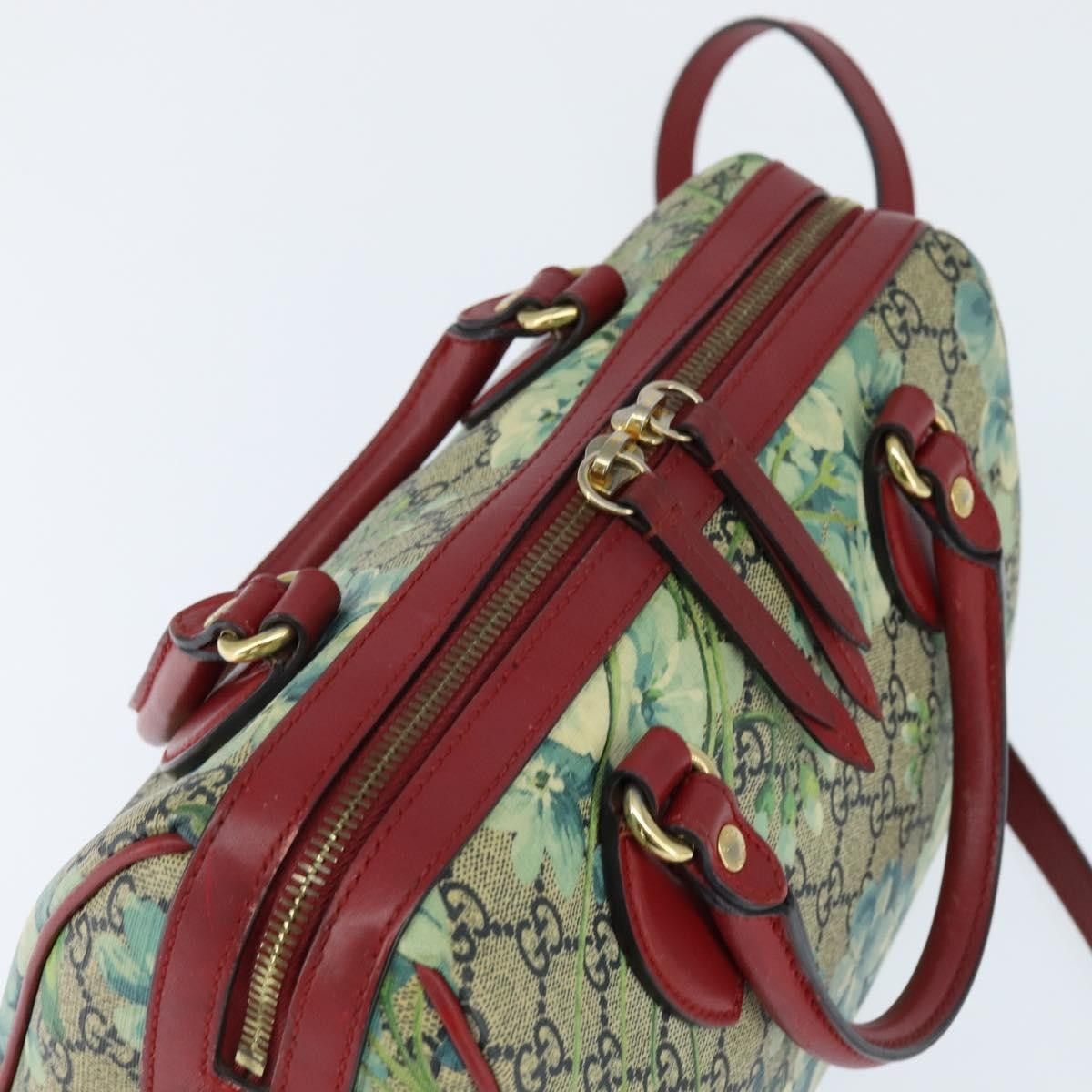 Gucci Gucci Convertible Boston Bag Blooms Print GG Coated Canvas Size ONE SIZE - 13 Thumbnail