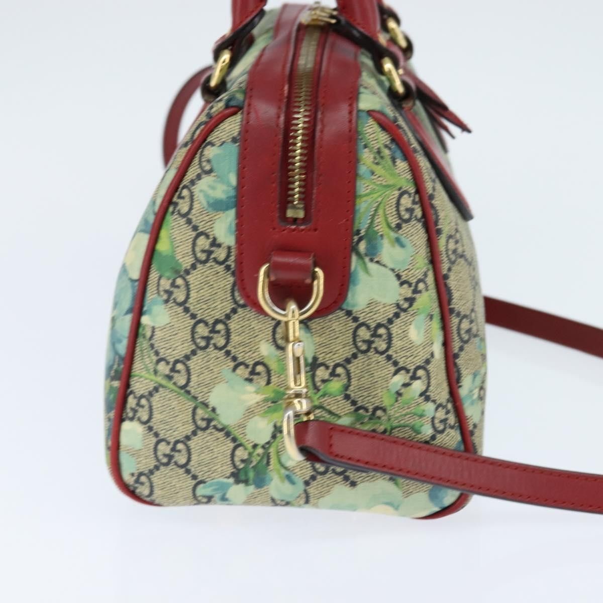 Gucci Gucci Convertible Boston Bag Blooms Print GG Coated Canvas Size ONE SIZE - 4 Thumbnail