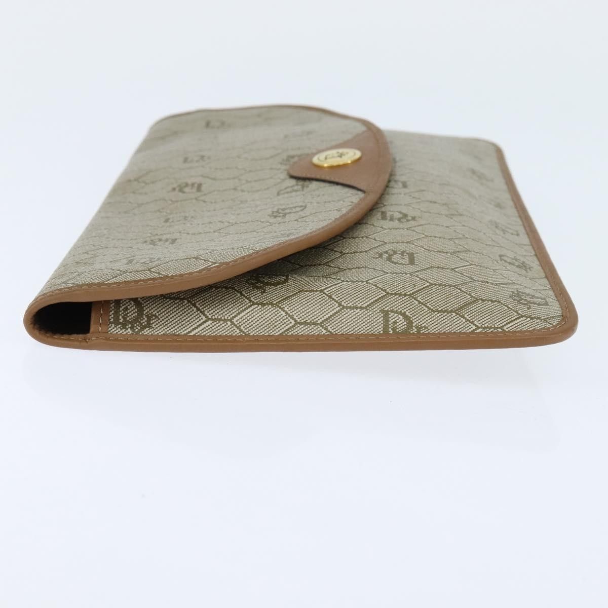 Dior Christian Dior Vintage honeycomb clutch Canvas Size ONE SIZE - 3 Thumbnail