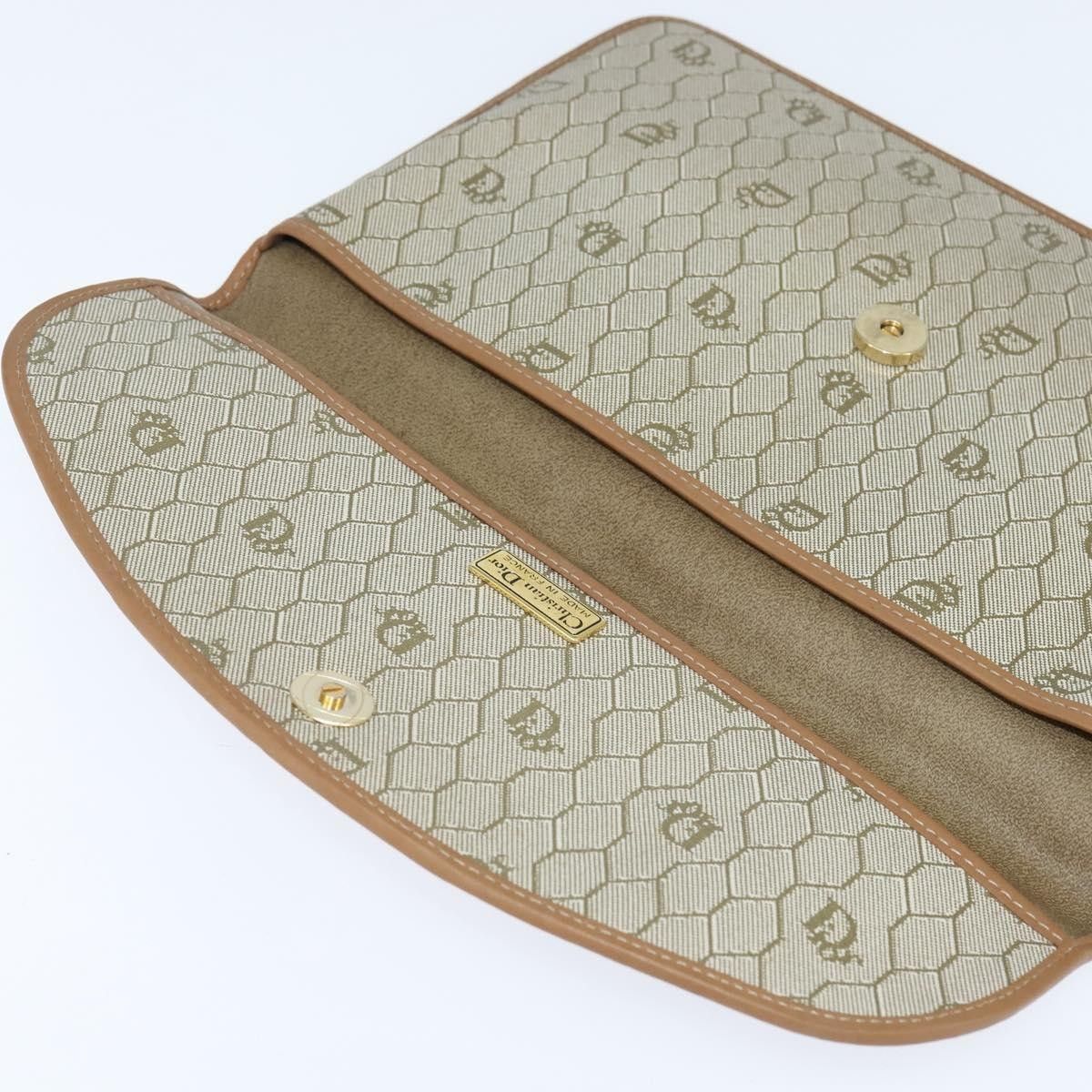 Dior Christian Dior Vintage honeycomb clutch Canvas Size ONE SIZE - 14 Thumbnail