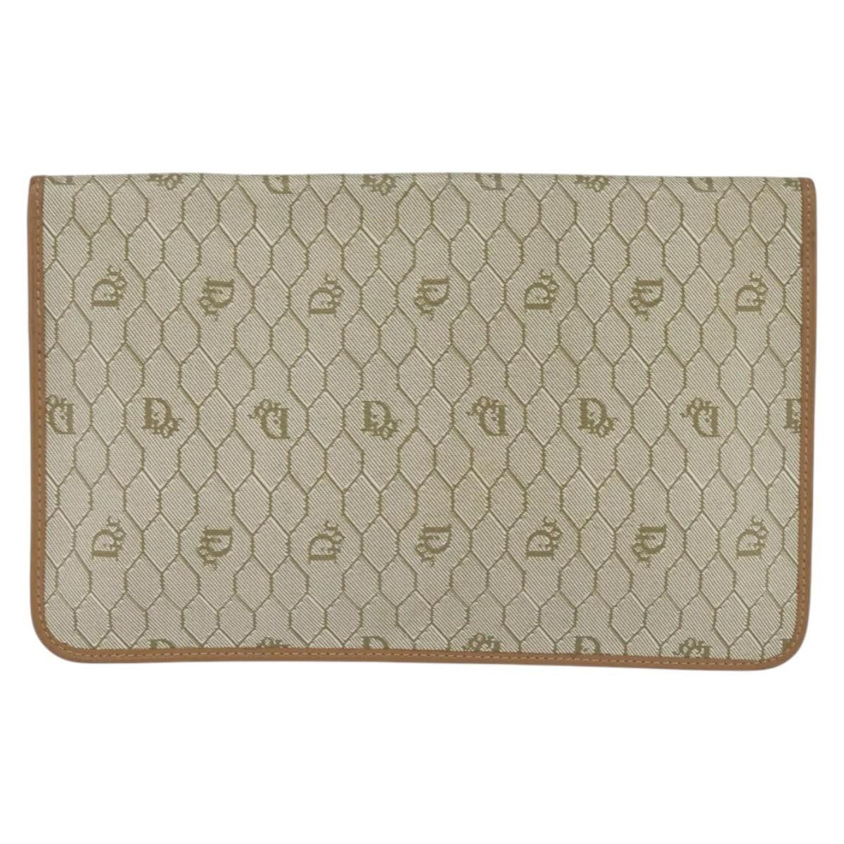 Dior Christian Dior Vintage honeycomb clutch Canvas Size ONE SIZE - 2 Thumbnail