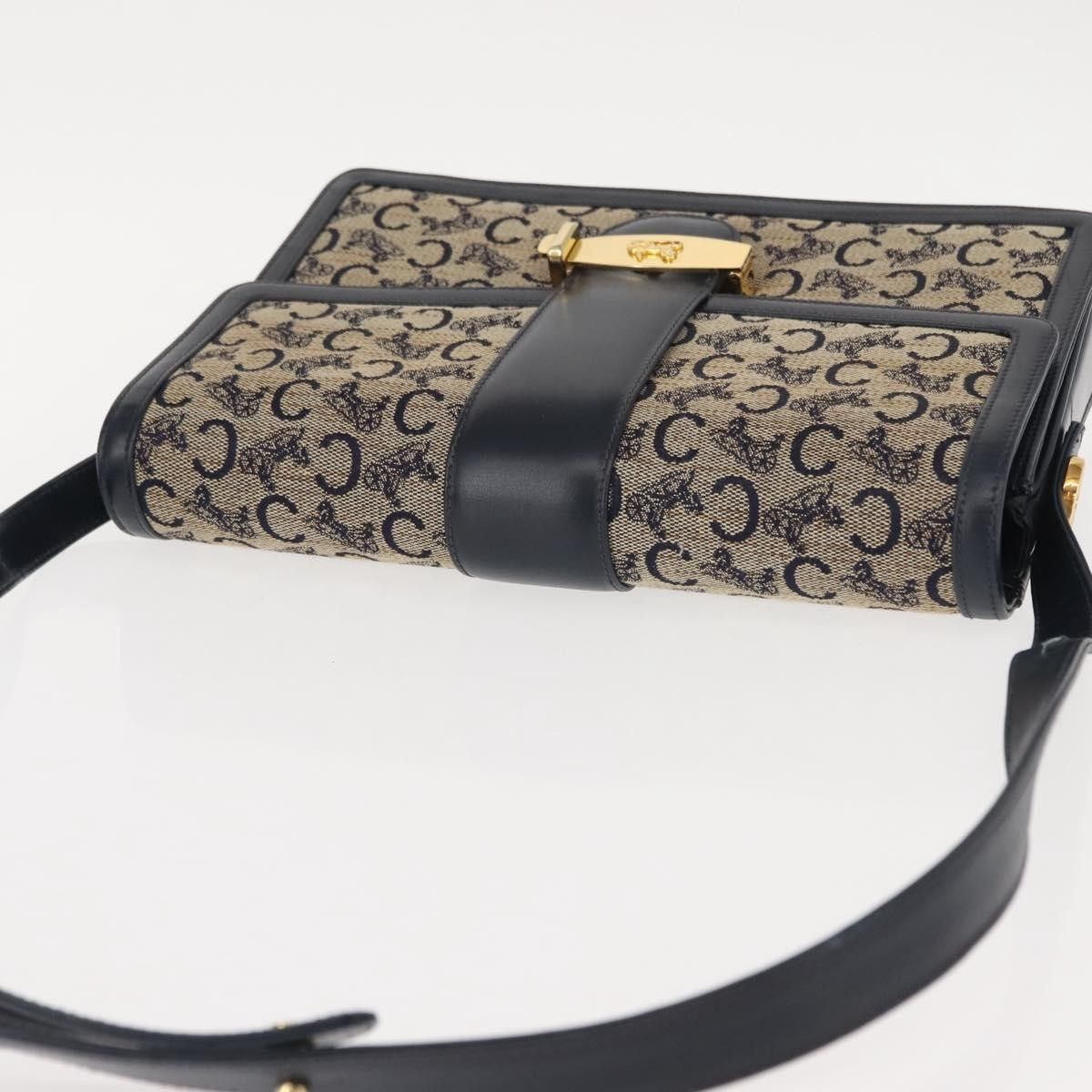 Celine Celine C Sulky Shoulder bag Canvas and Leather Size ONE SIZE - 15 Thumbnail