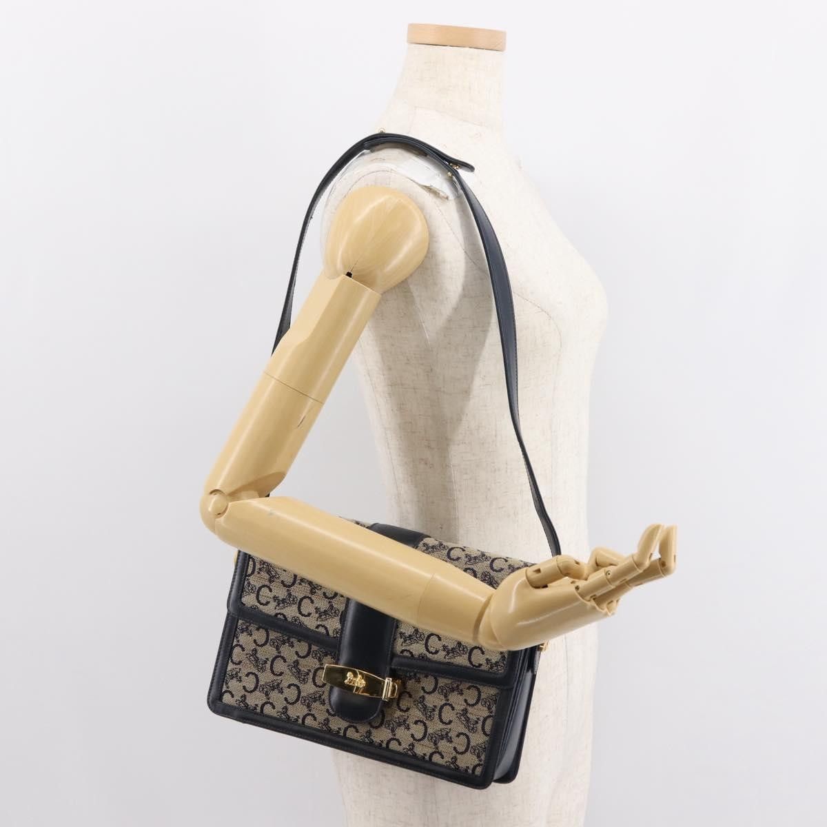 Celine Celine C Sulky Shoulder bag Canvas and Leather Size ONE SIZE - 13 Thumbnail