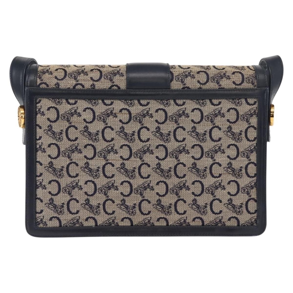 Celine Celine C Sulky Shoulder bag Canvas and Leather Size ONE SIZE - 2 Thumbnail