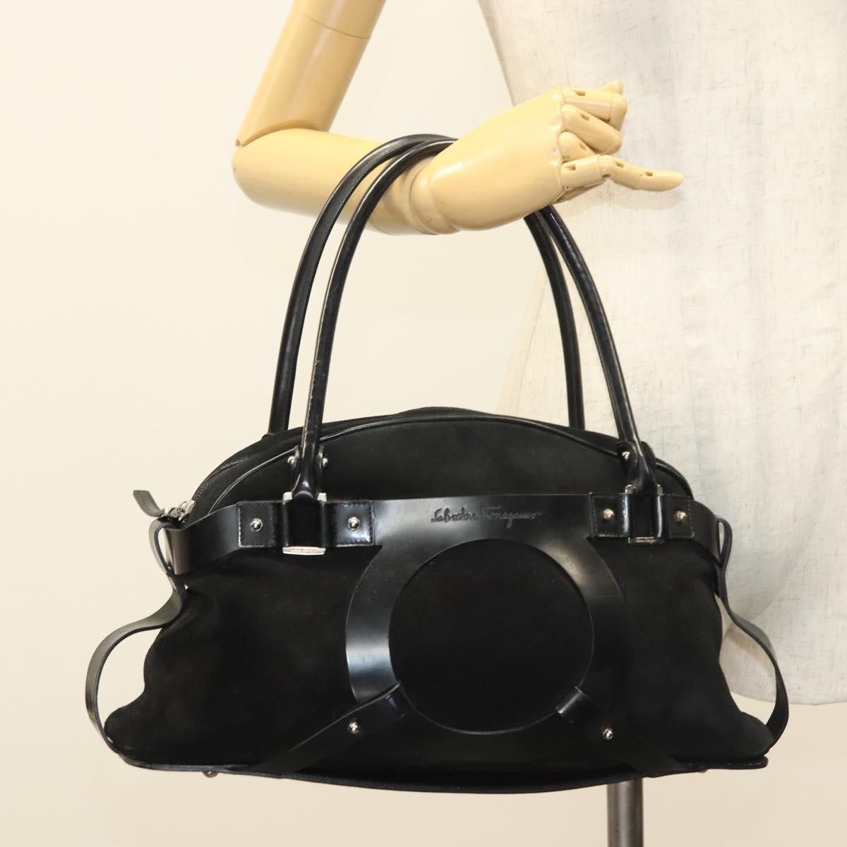 Salvatore Ferragamo Salvatore Ferragamo Gancini handbag Suede Size ONE SIZE - 13 Thumbnail