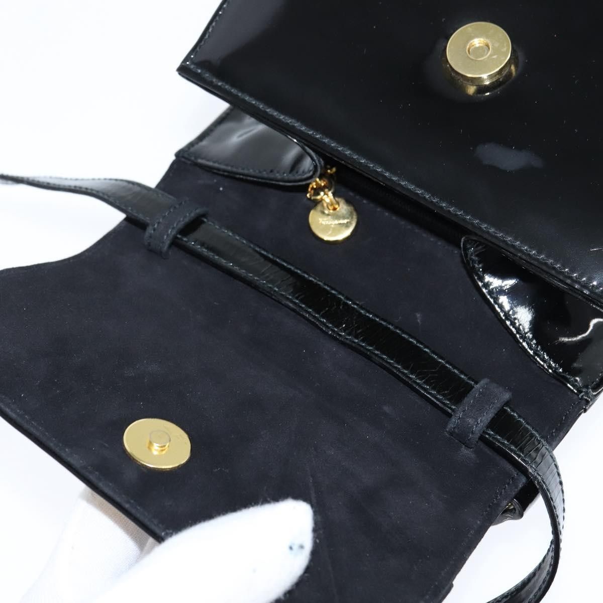 Salvatore Ferragamo Salvatore Ferragamo Vala Patent leather Size ONE SIZE - 20 Thumbnail