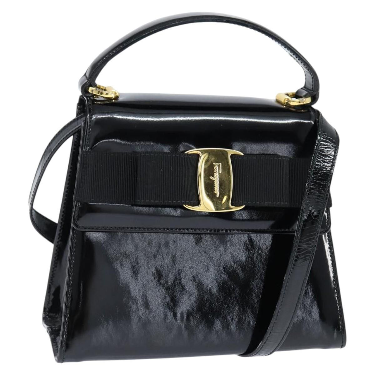 Salvatore Ferragamo Salvatore Ferragamo Vala Patent leather Size ONE SIZE - 19 Thumbnail