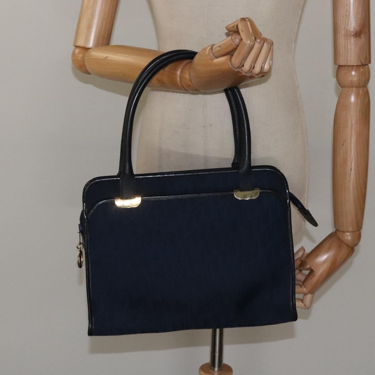 Dior Christian Dior Vintage Trotter Handbag Canvas Size ONE SIZE - 13 Thumbnail
