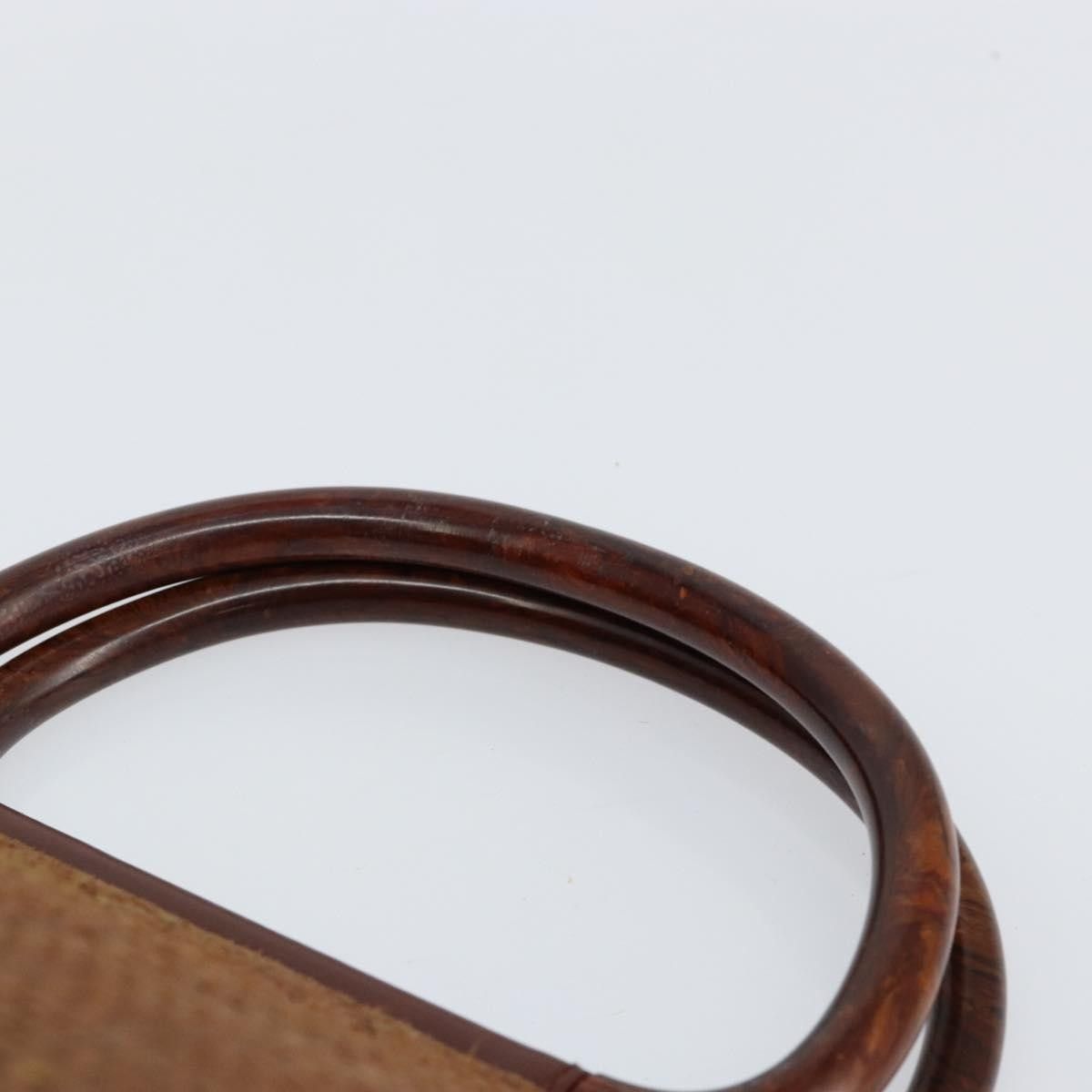 Chanel Chanel Vintage Wood Top Handle Bag Raphia Size ONE SIZE - 13 Thumbnail