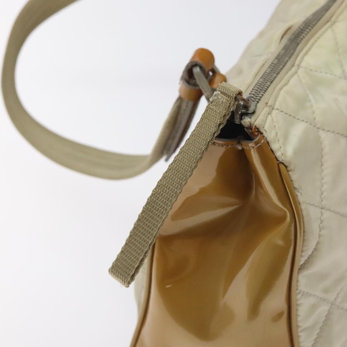 Prada Prada Vintage Shoulder Bag Nylon and Patent Leather Size ONE SIZE - 16 Thumbnail
