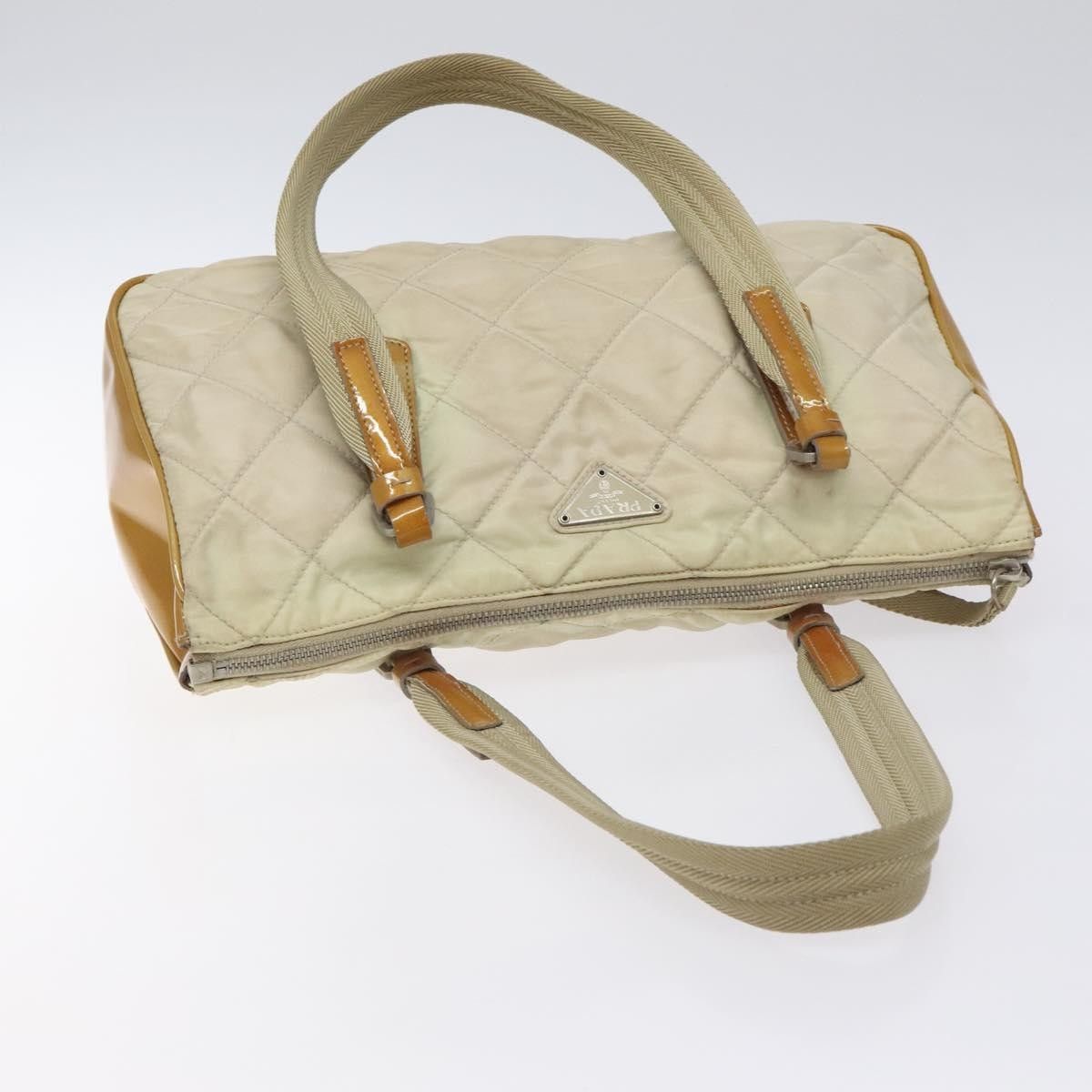 Prada Prada Vintage Shoulder Bag Nylon and Patent Leather Size ONE SIZE - 15 Thumbnail