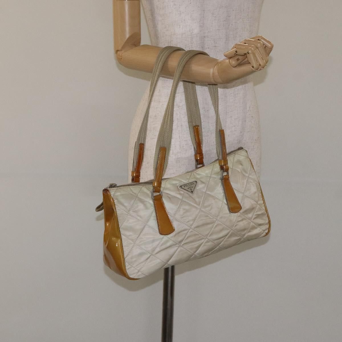 Prada Prada Vintage Shoulder Bag Nylon and Patent Leather Size ONE SIZE - 13 Thumbnail