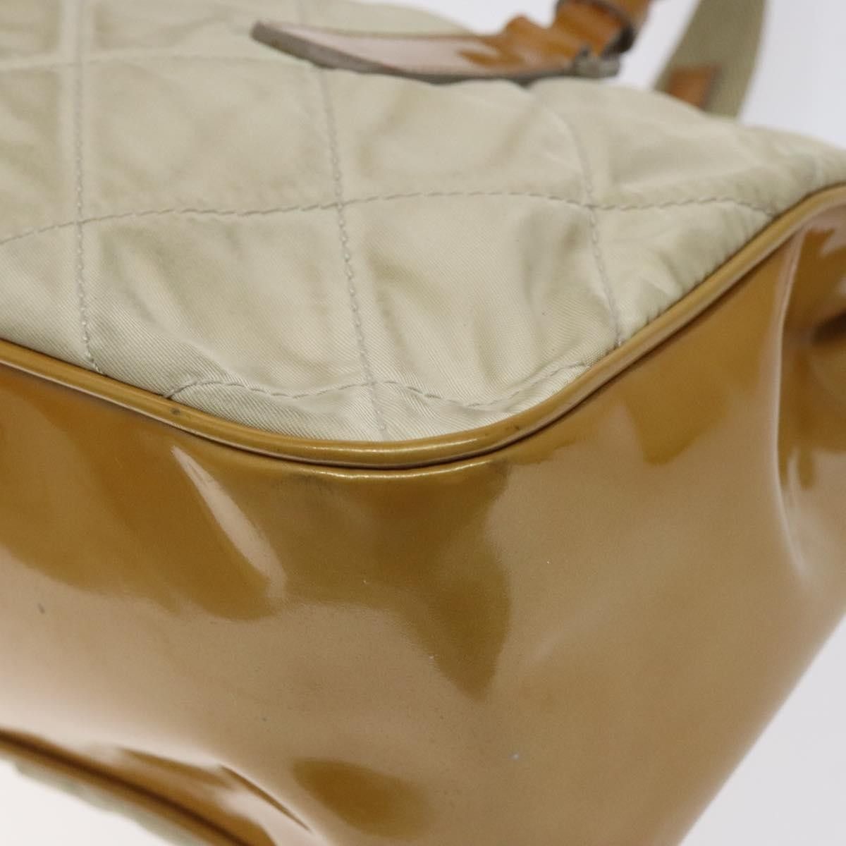 Prada Prada Vintage Shoulder Bag Nylon and Patent Leather Size ONE SIZE - 11 Thumbnail