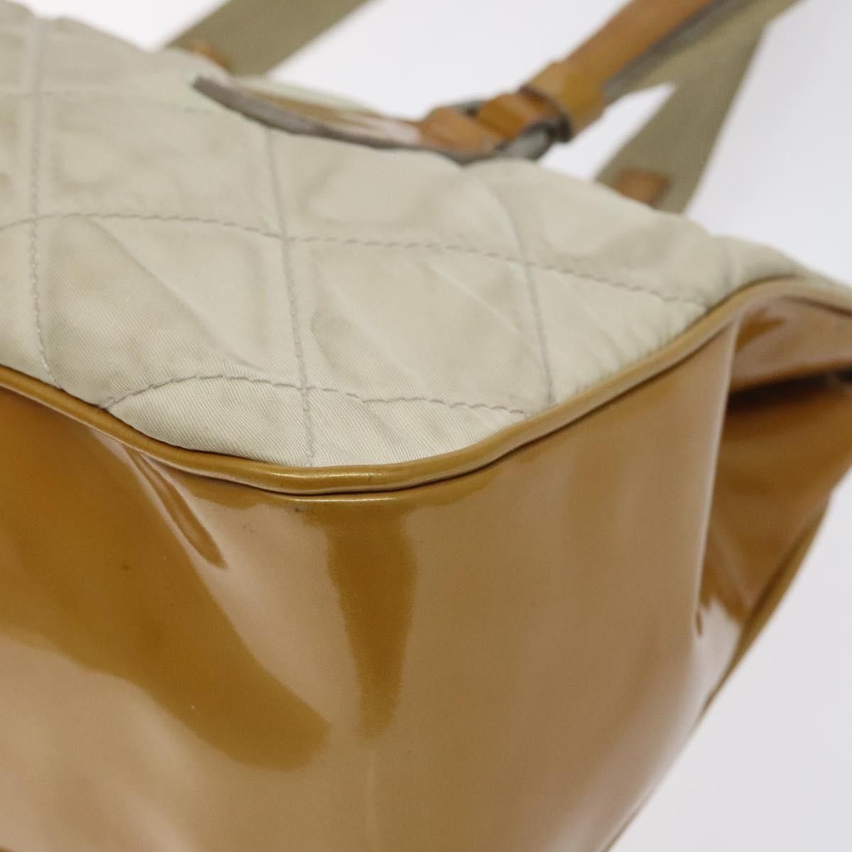 Prada Prada Vintage Shoulder Bag Nylon and Patent Leather Size ONE SIZE - 9 Thumbnail