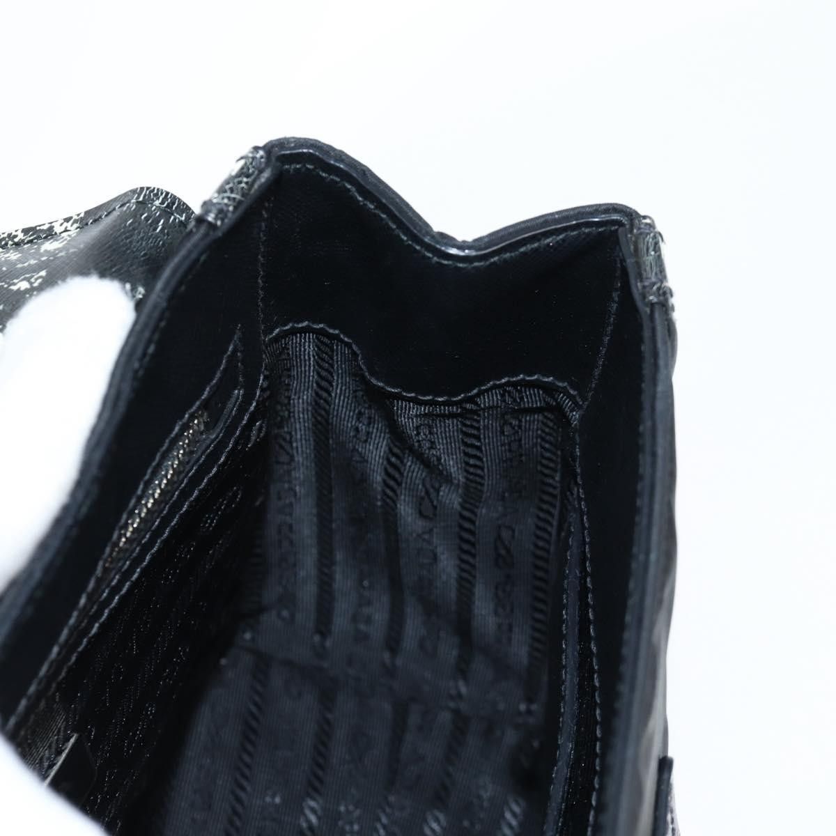 Prada Prada Turn Lock Top Handle Bag Printed Saffiano Leather with Tessuto Size ONE SIZE - 21 Thumbnail