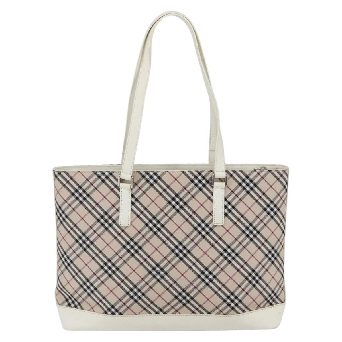 Burberry Burberry Nova Check Tote Canvas and Leather Size ONE SIZE - 2 Thumbnail