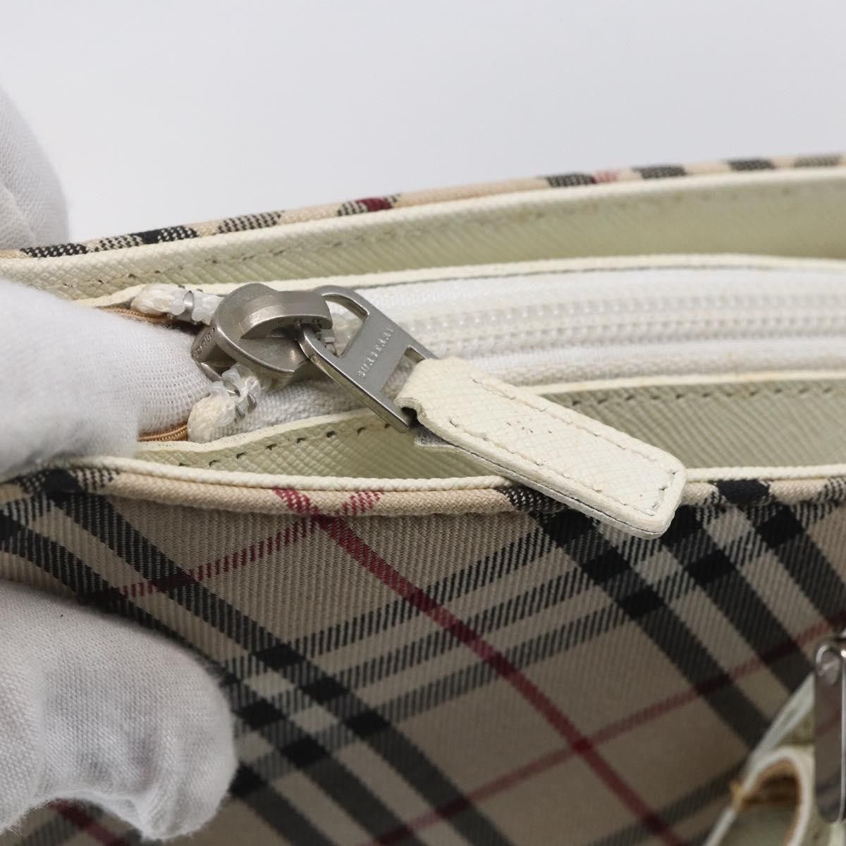 Burberry Burberry Nova Check Tote Canvas and Leather Size ONE SIZE - 14 Thumbnail