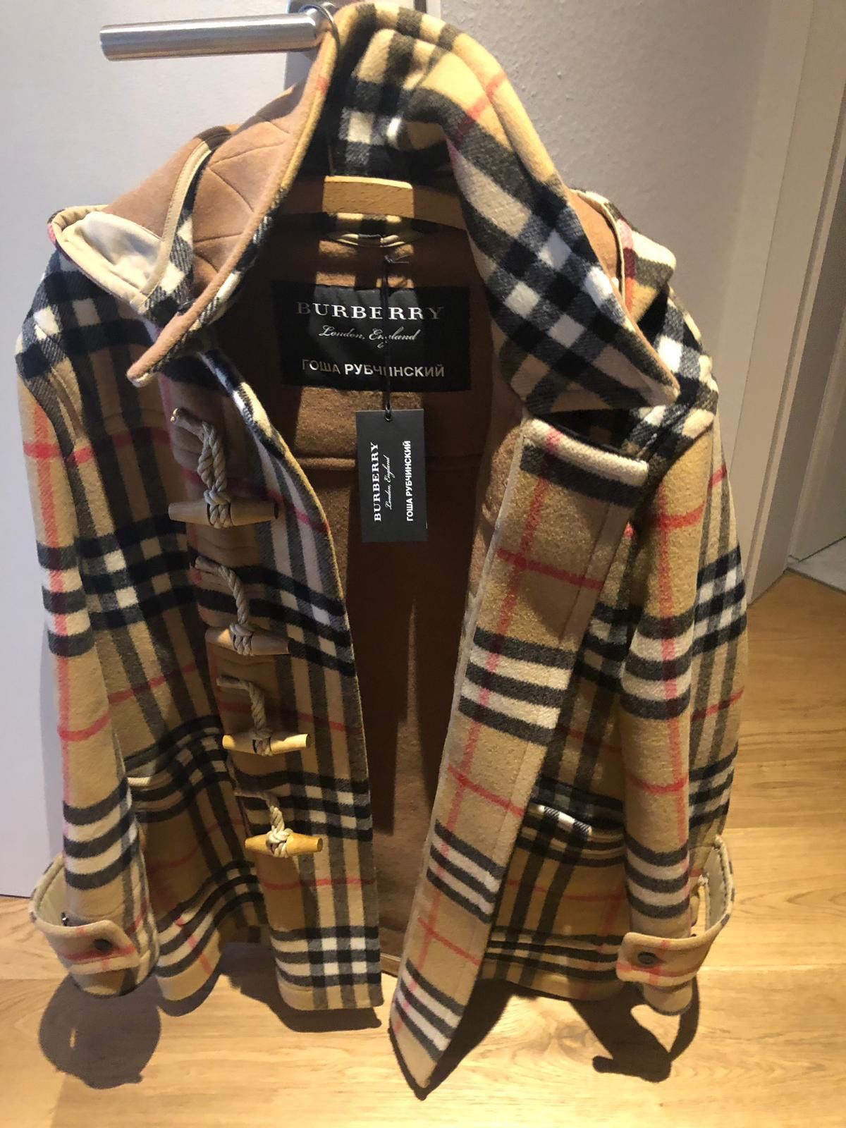 Gosha Rubchinskiy Burberry X Gosha duffle coat Grailed