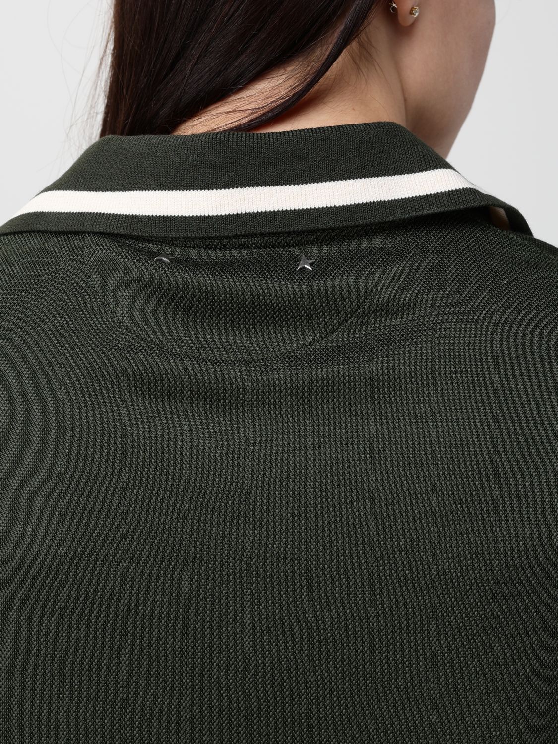 Golden Goose Golden Goose Polo Shirt Woman Grey Size M / US 6-8 / IT 42-44 - 3 Thumbnail