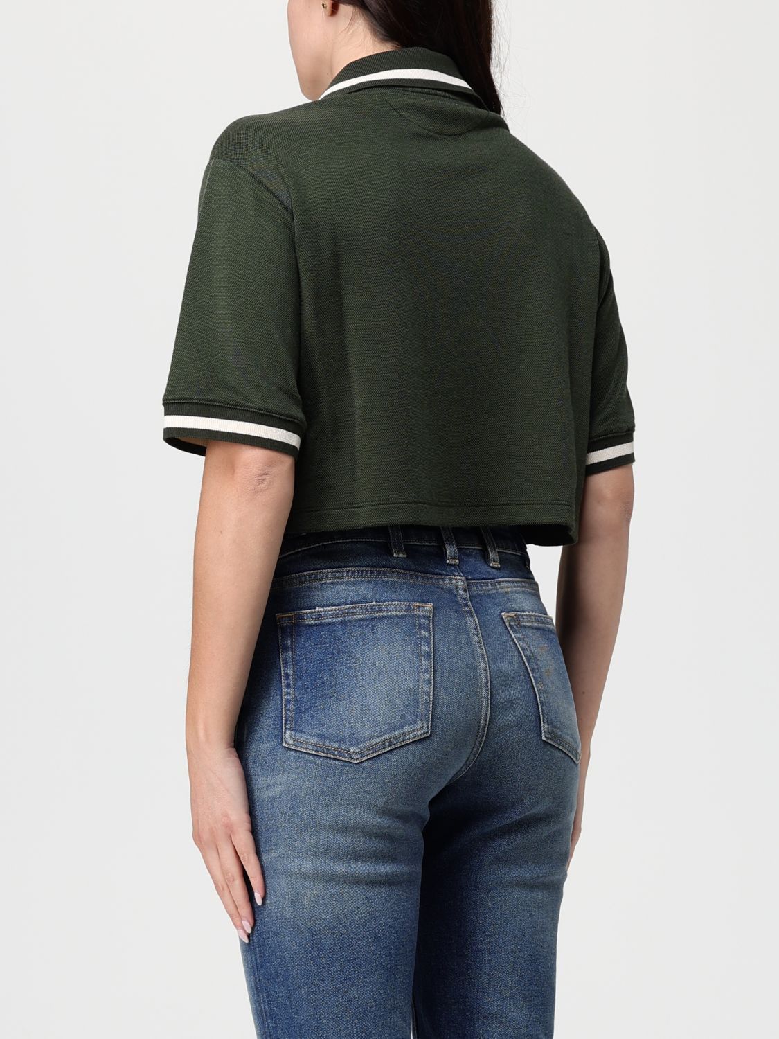 Golden Goose Golden Goose Polo Shirt Woman Grey Size S / US 4 / IT 40 - 2 Thumbnail