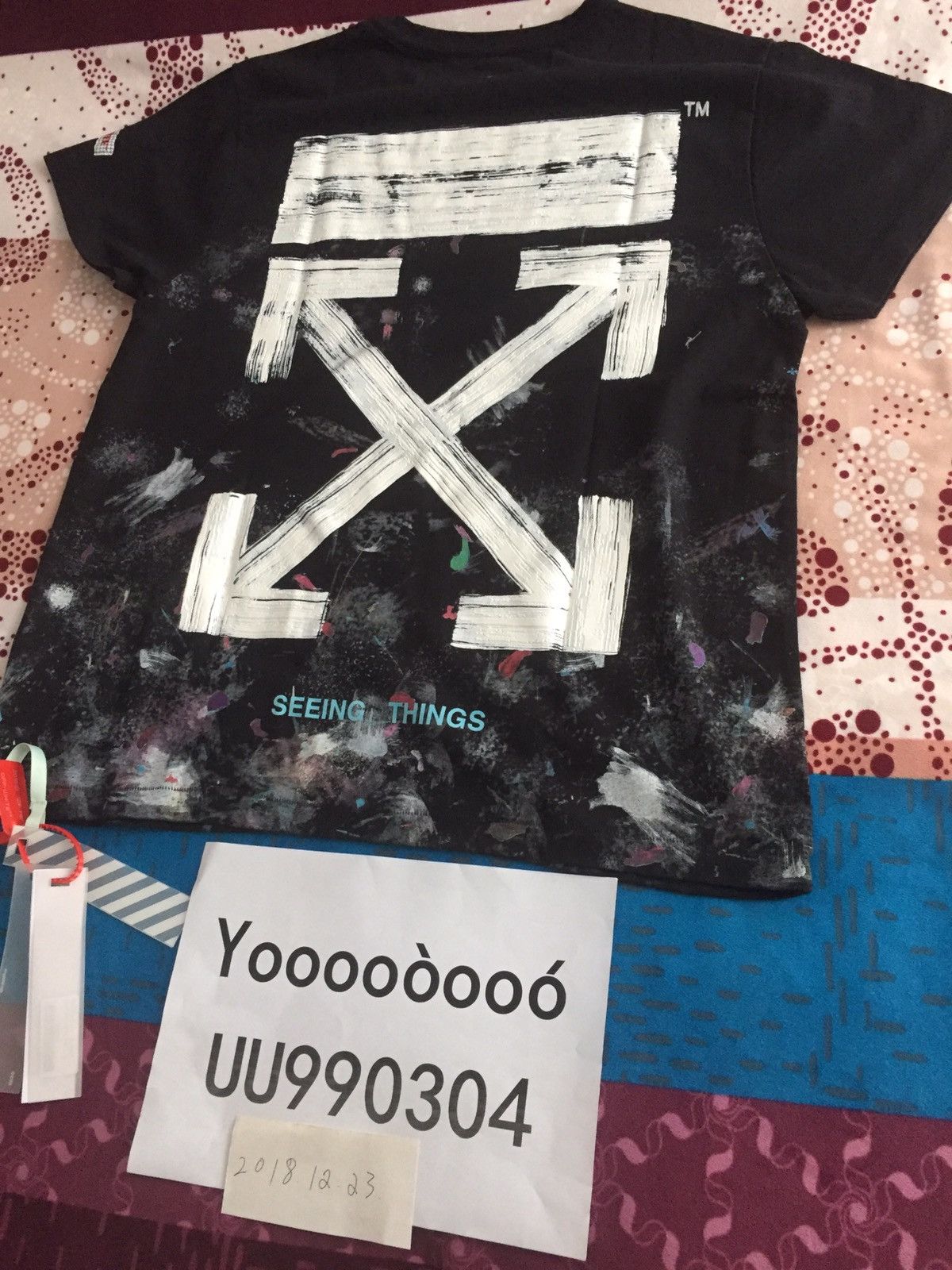 Off-White brand new Galaxy tee Size US L / EU 52-54 / 3 - 1 Preview